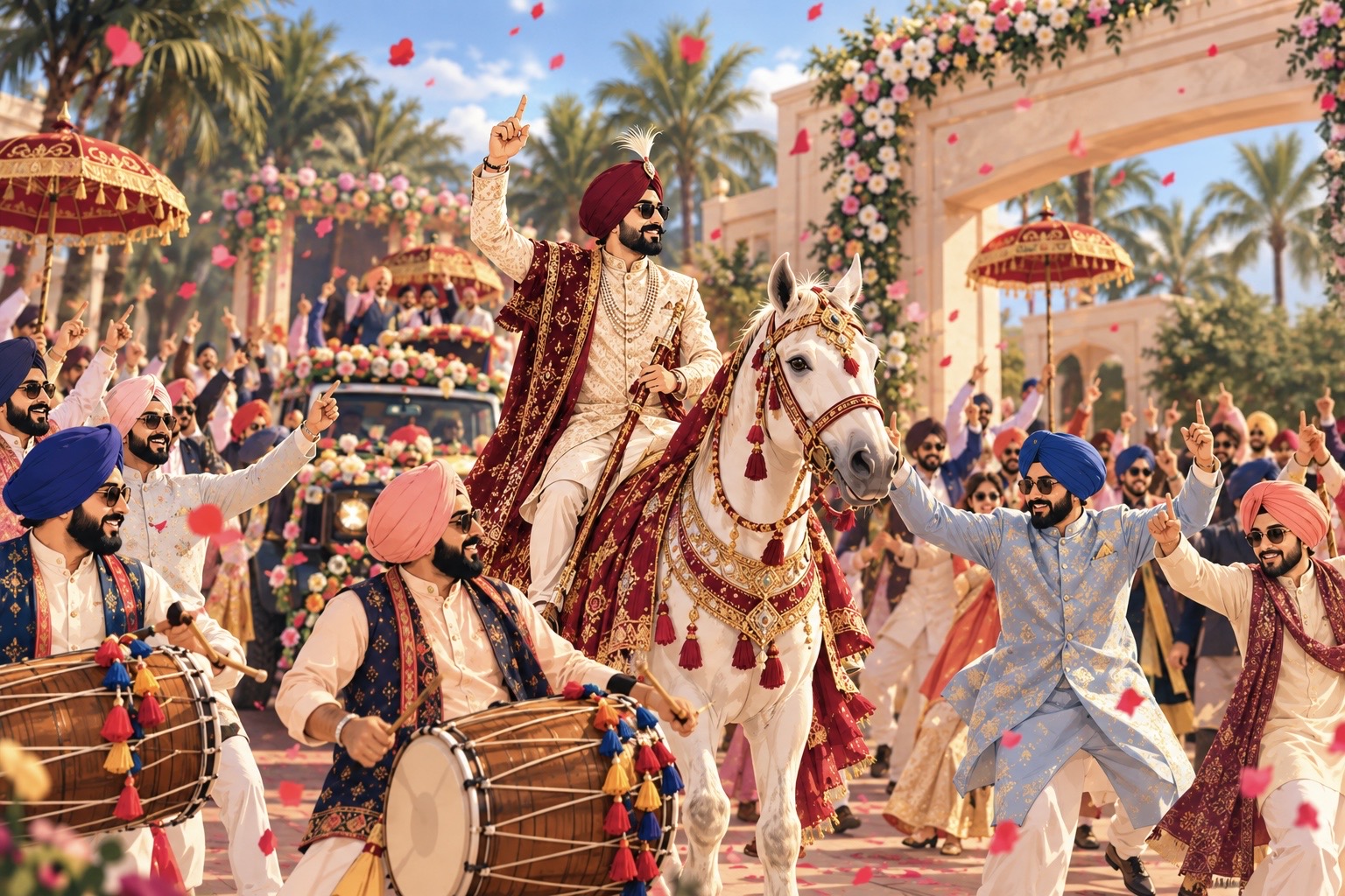Baraat celebration